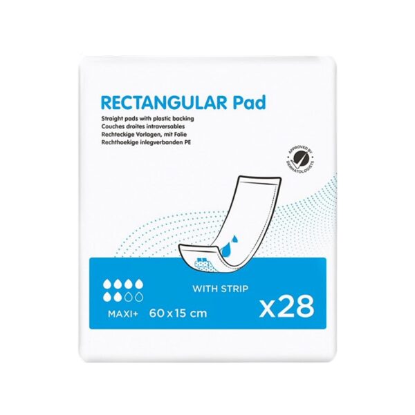 ID Rectangular Pad Intraversable avec bande adhésive