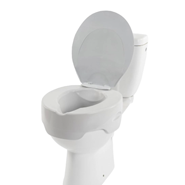 Réhausseur WC 11,5 cm mousse avec couvercle