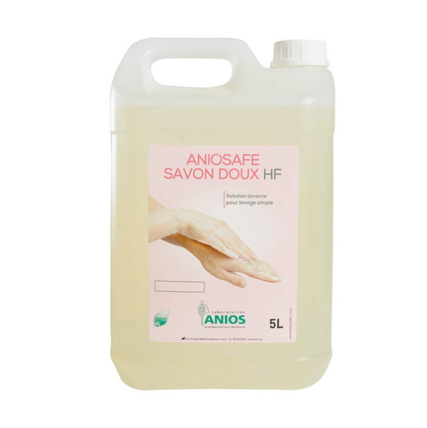 Savon doux Aniosafe haute fréquence (500ml, 1L, 5L) – Image 3