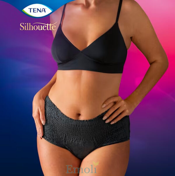 Tena Silhouette Plus Noir taille haute – Image 3